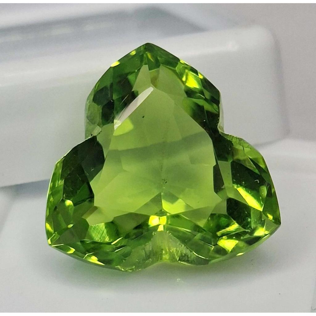 Green Peridot Natural 12-14 Ct Fancy Cut Fabulous Certified Loose Gemstone