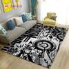 3D Retro Vintage Motorcycle Area Rug Large,Carpet Rug for Living Room Bedroom Sofa Decoration,Doormat Kitchen Non-slip Floor Mat