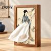 Handcrafted Decorative Tissue Box Chinese Style Rectangular Box, High-density Board Paper Holder, Classical Unique Oriental Home Decor Four