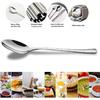 Demitasse Espresso Spoons,10pcs Mini Coffee Spoon 4.7 Inch Stainless Steel Spoons Small Spoons for Dessert, Tea (silver)