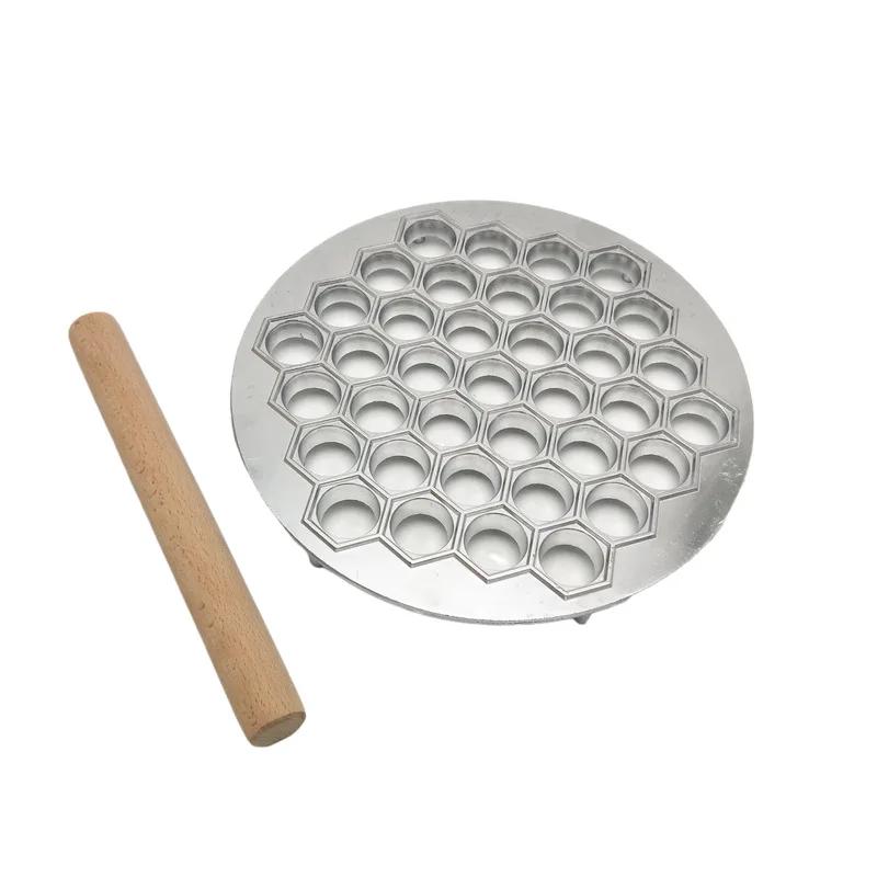 37 Holes Kitchen Dough Press Ravioli Making Mould Dumpling Skin Artifact Mold DIY Batch Production Pasta New