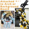 10Pcs Large Balloon Arch Clips Plastic Transparent Backdrop Spring Clamps 3.5Inch Heavy Duty Clip For Balloon Arch Kit