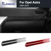 Car Driver Headlight Switch Trim Real Soft Carbon Fiber Sticker For Vauxhall Opel Astra H MK5 2004 2005 2006 2007 2008 2009 2010