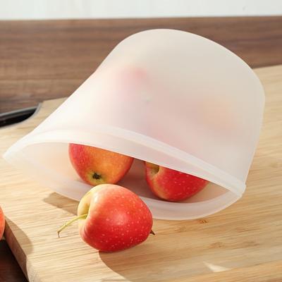 1 bolsa de silicona para almacenar alimentos sin BPA: recipientes reutilizables para preparar comidas