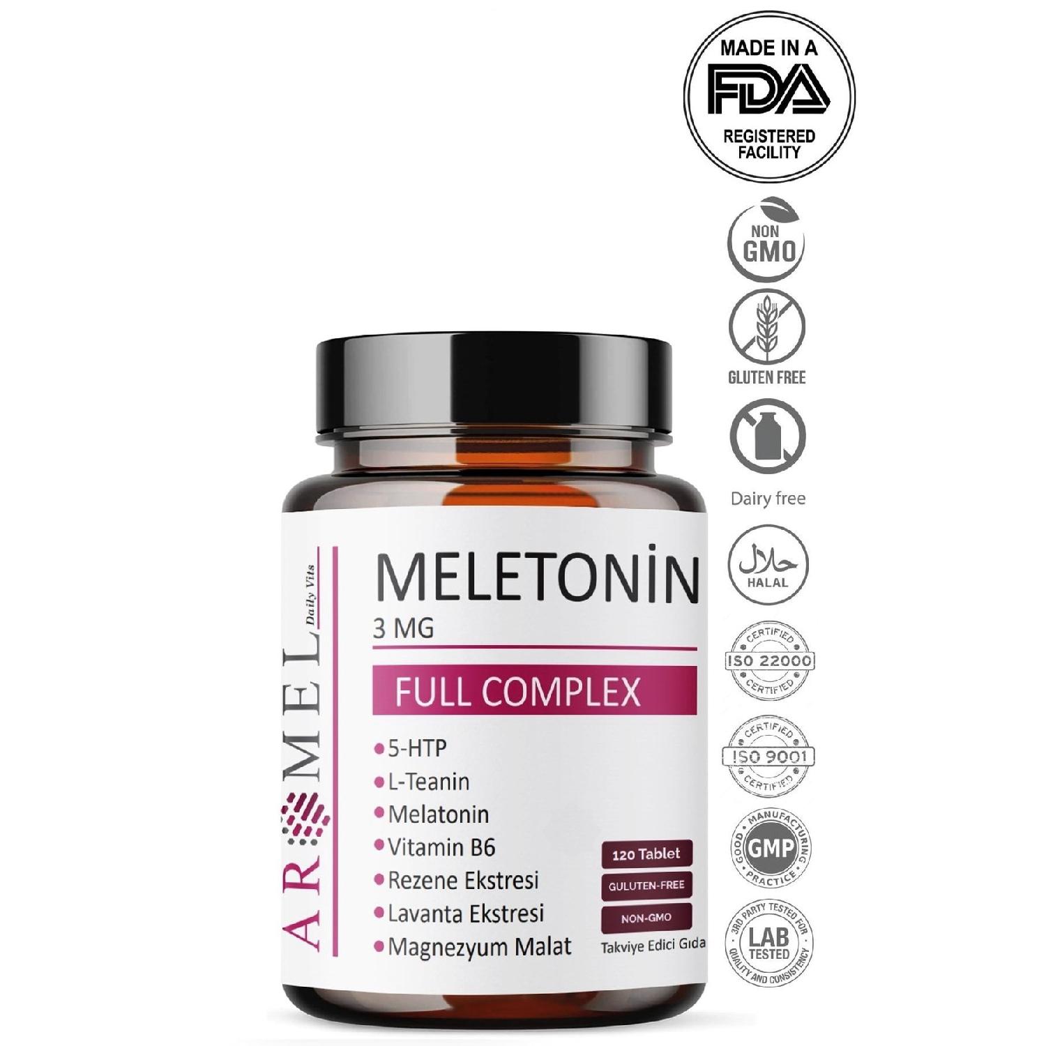 

Мелатонін 120 таблеток | 3 мг | Повний комплекс