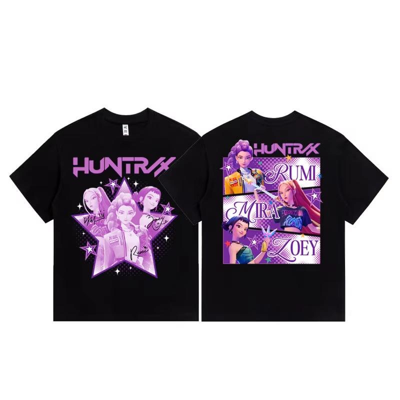 

2026 summer new Witch Hunter Tshirt Pure Cotton Tshirt Extraordinary Princess Doublesided Printed Casual Shirt S