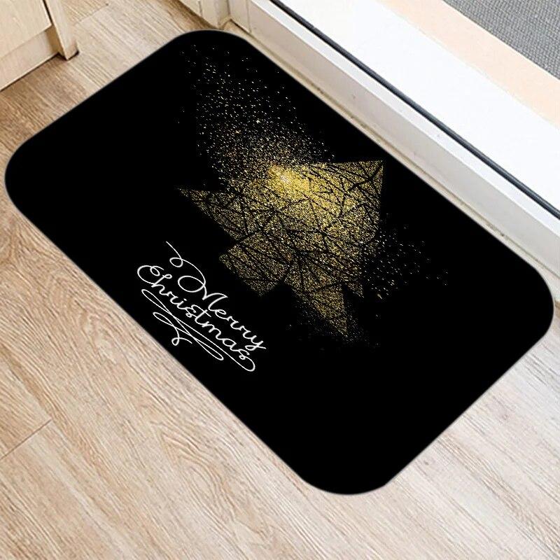 Χαρούμενα Χριστούγεννα και Πρωτοχρονιά διακόσμηση πατάκι πόρτας εισόδου διακόσμηση σπιτιού σαλονιού διάδρομος μπάνιου αντιολισθητικό πατάκι