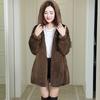 Winter New Imitation Fur Coat Women's Imitation Mink Women's Imitation Mink Coat Medium Mother Dress Medium and Long