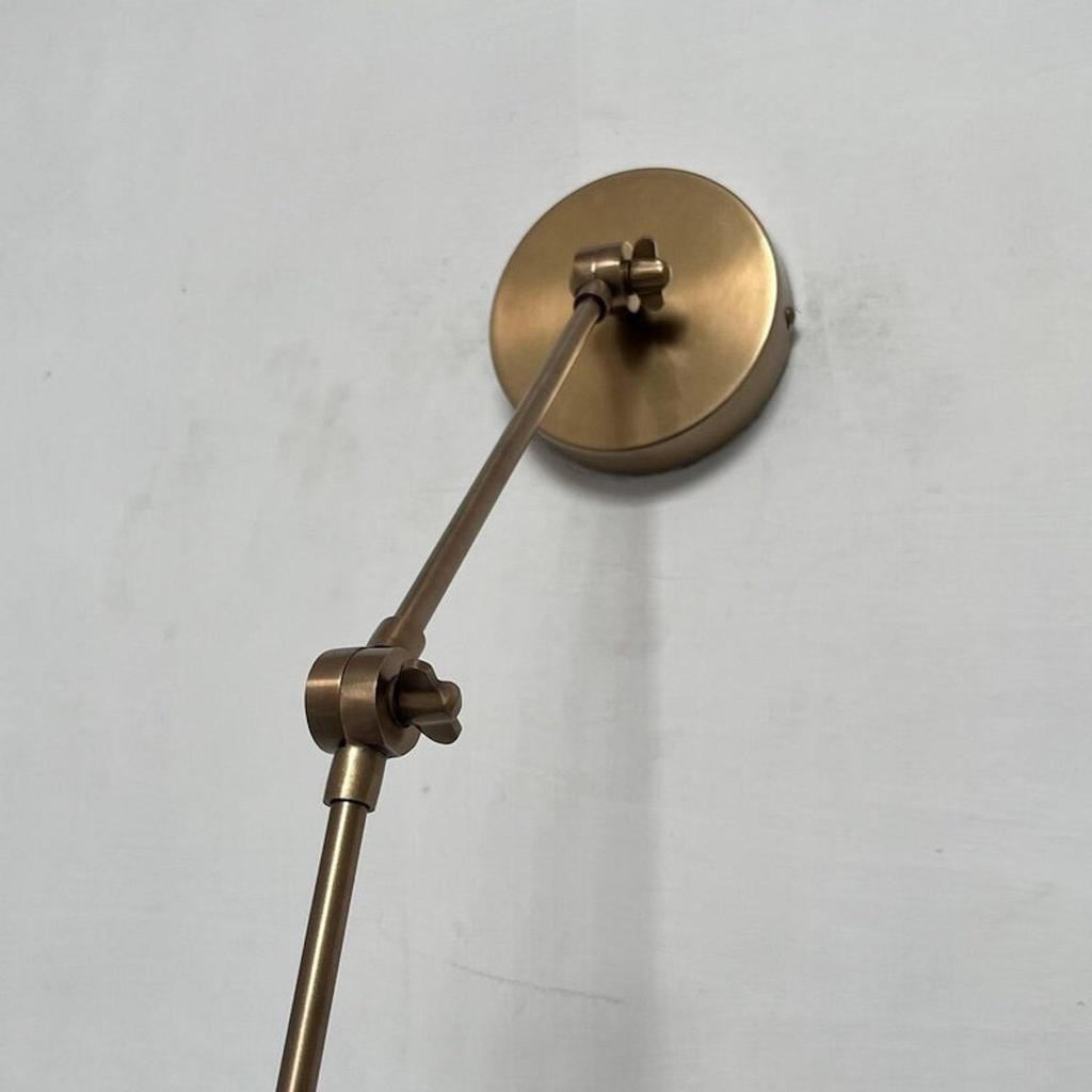 Mid Century Set von 2 Wand Leuchte Leuchte Roh Messing Wand Lampe Schlafzimmer Lichter