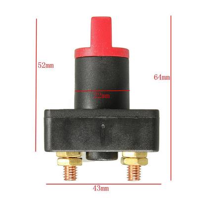 Not-Aus-Schalter Langlebig Mini 12v 300a Autozubehör Batterie Trenn-Not-Wahlschalter Universell