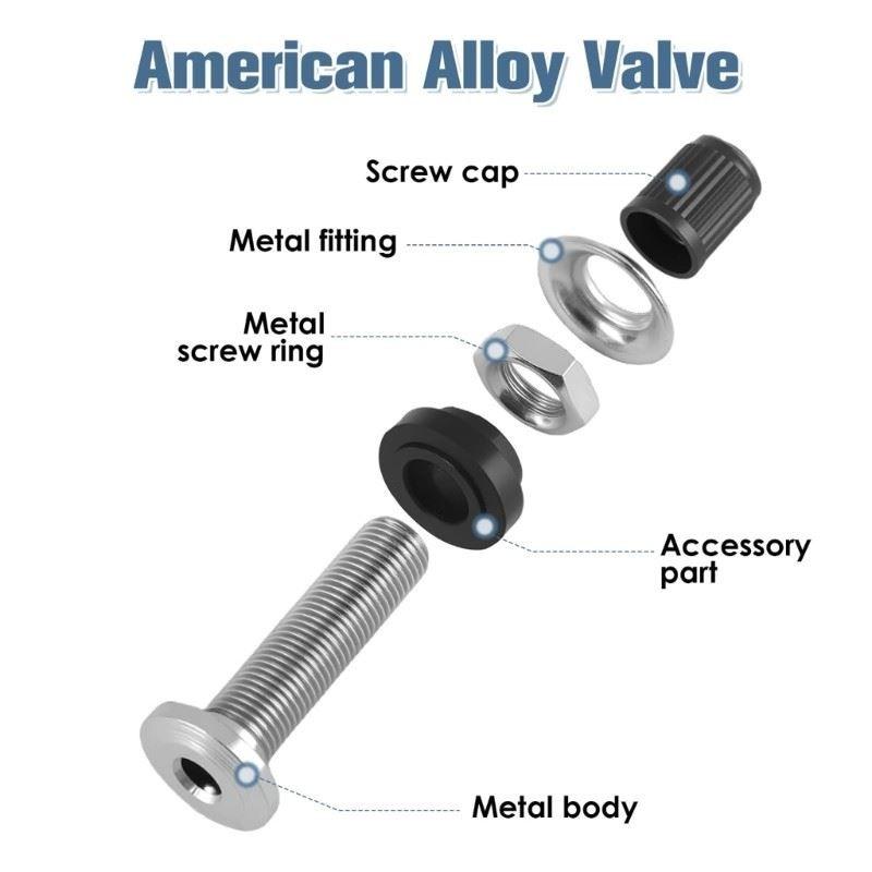 Premium Ovp Ventile Vorbau für Auto Fahrrad Vakuum Reifen Anti Korrosion Bau