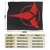 Stars Treks Klingon Empire Blanket  Soft Aesthetic Plush Bedding Throws For Bedroom Camping Flannel Bedspread Bed Cover
