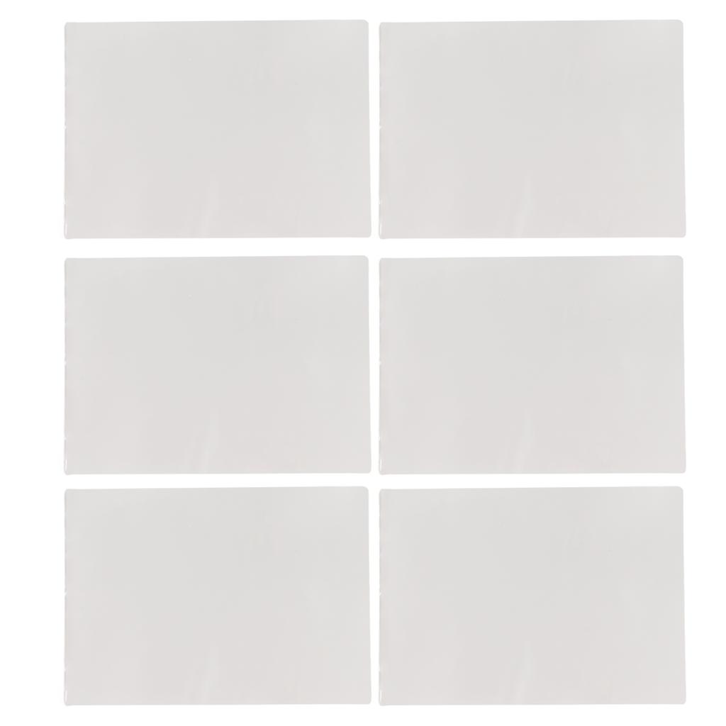 100 Pcs Laminating Sheets 80MIC Transparent Antistatic Wear Resistant Photo Plastic Film Pouches