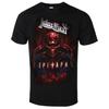 Judas Priest Angel Of Retribution Headshot Pattern Printed Tshirt Classic Heavy Metal Band Tshirt For Daily And Concert Wear