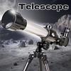 Premium astronomiskt teleskop med HD-stjärn- och månskådning, 40x förstoring, manuell fokusering, ergonomiskt handtag - Idealisk för vuxna och tonåringar