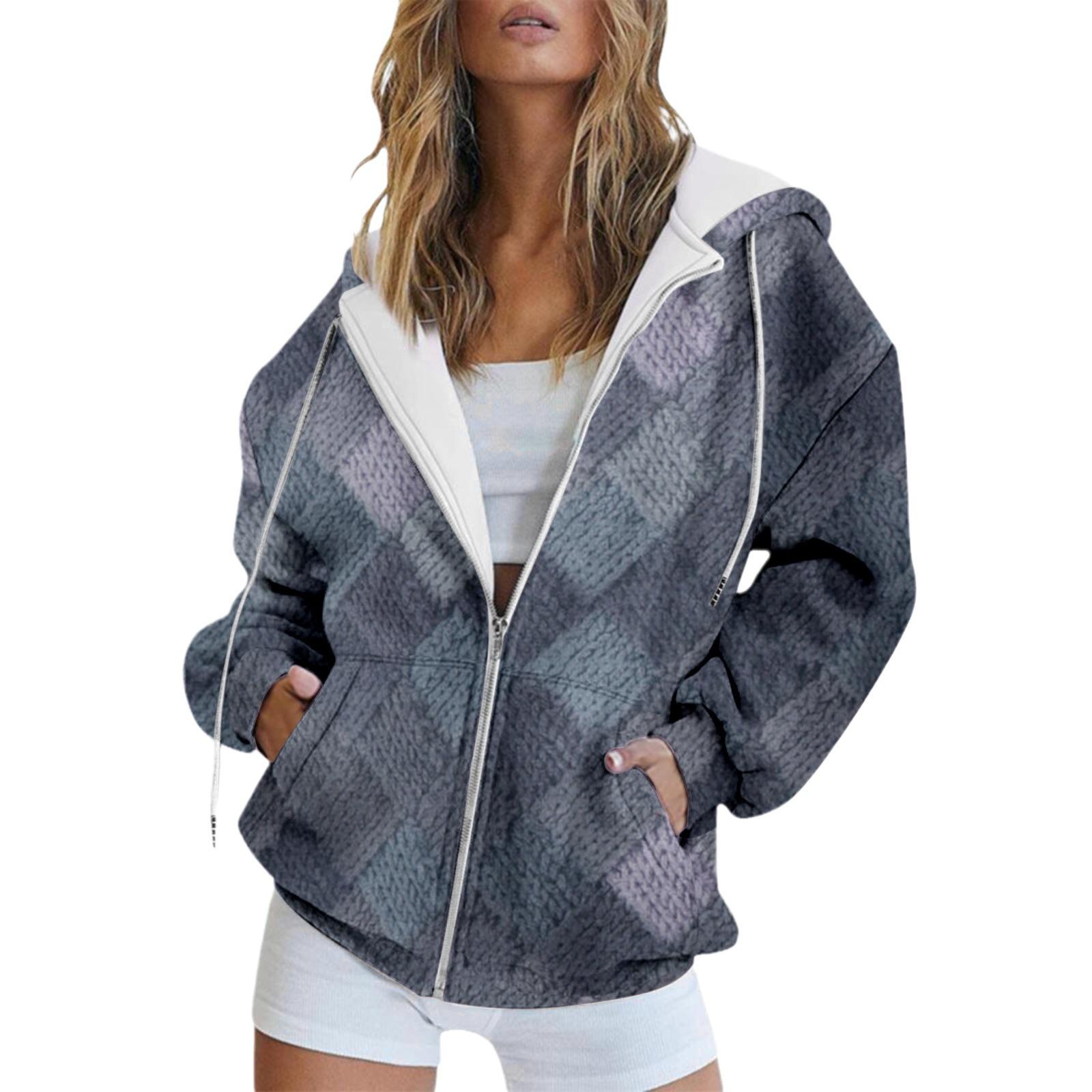 

Короткая куртка с капюшоном Grid Series, женская, с капюшоном, весна и осень 2024, новый маленький приталенный кардиганMC4 6XL