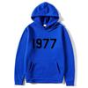 High Street 1977 Printed Couple Hooded Sweater Pullover Trendy Top Couple