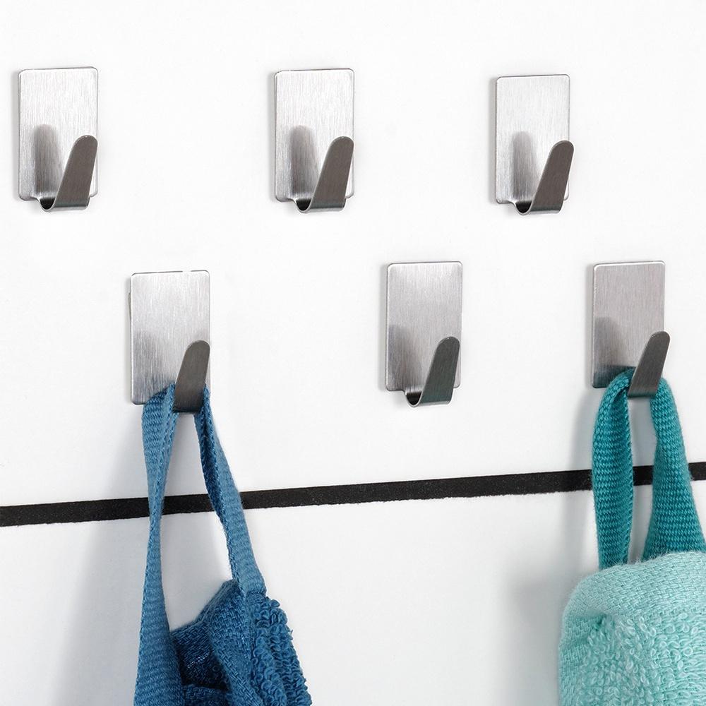 Self-Adhesive Steel Hanger Hook 1.8X2.5 Cm 6 Pcs.