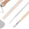 Pottery Tool Kit 8 Piece Double Sided Wooden Handles Pottery Clay Tools for Carving Shaping