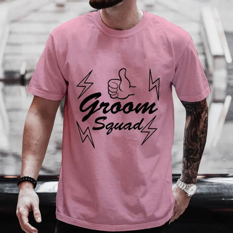 

Футболка Groom Squad для мужчин, футболки для свадебной вечеринки, забавные графические топы Y2k, футболка для мальчишника, футболки Team EVG Future Groom XXXXXL хаки