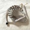 Shell Shaped Stainless Steel Plate Dish Metal Cheese Dessert Tray Tea Snack Fruit Dish Jewelry Storage Soap Box Table Decoration