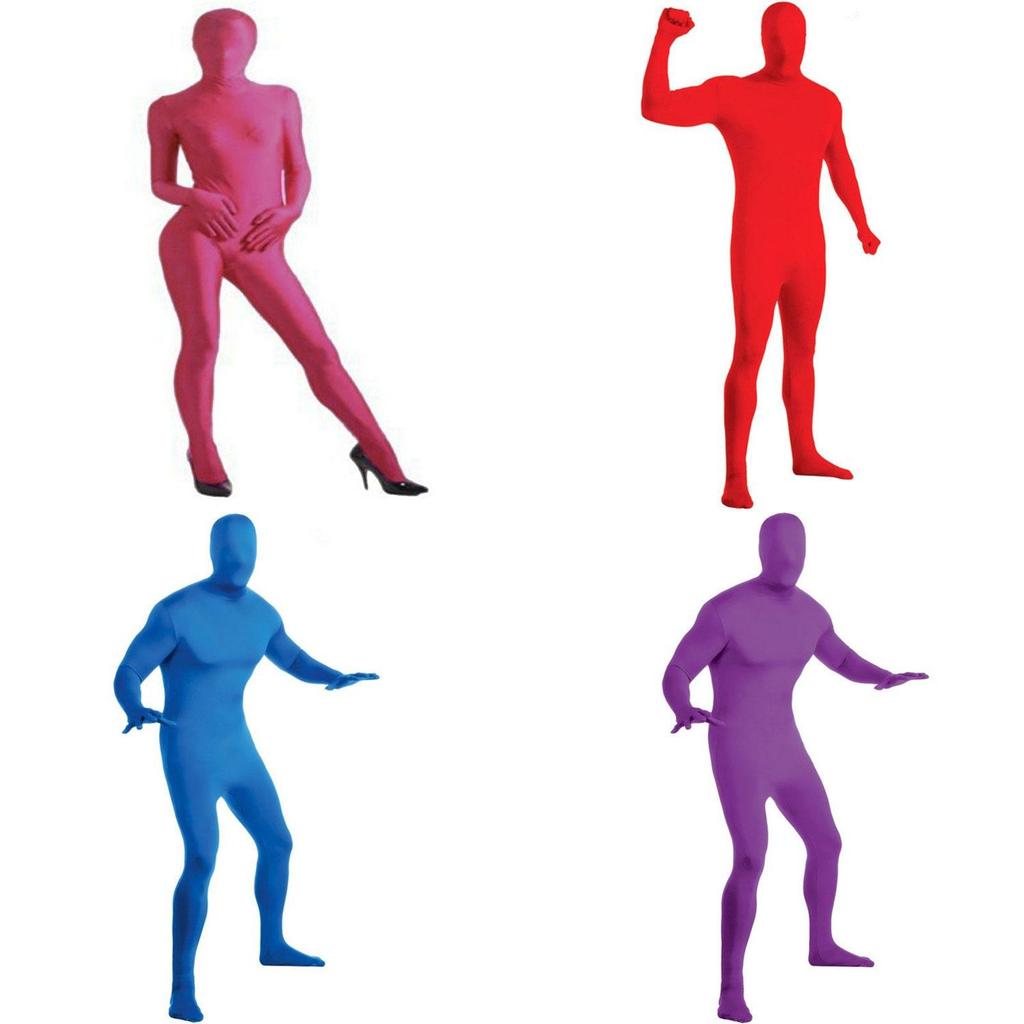 Ganzkörper-Hautanzug Catsuit für Halloween mit bequemem Unisex-Design und stilvollen Farben