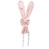 Easter Table Decor Bunny Ear Chair Cover Easter Party Easy To Use Chair Decoration Bunny Chair Covers Soft Plush Cloth