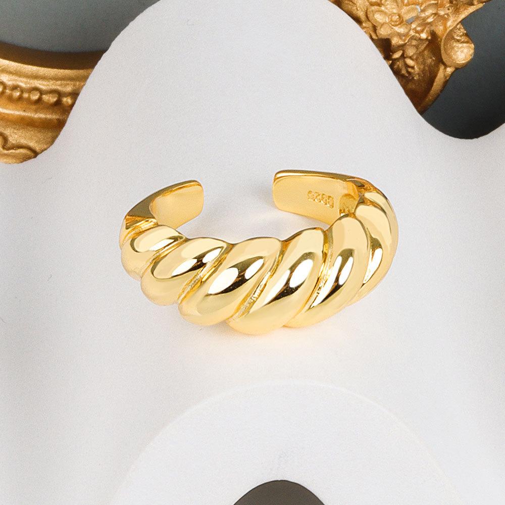 

Танцизное классическое кольцо из стерлингового серебра 925 пробы, женские ювелирные изделия, свадебное обещание, подарок для вечеринки золотой