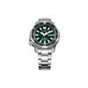 CITIZEN Eco-Drive Series Luminous Puffer Style Green Water Ghost Diver’s 200M Waterproof Sports Leisure Mechanical Movement Steel Strap Uni NY0131-81X
