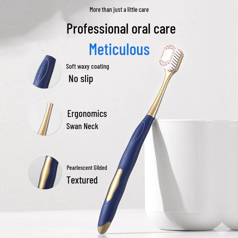 NuFeng Wide-Head Family Pack Soft Bristle Toothbrushes