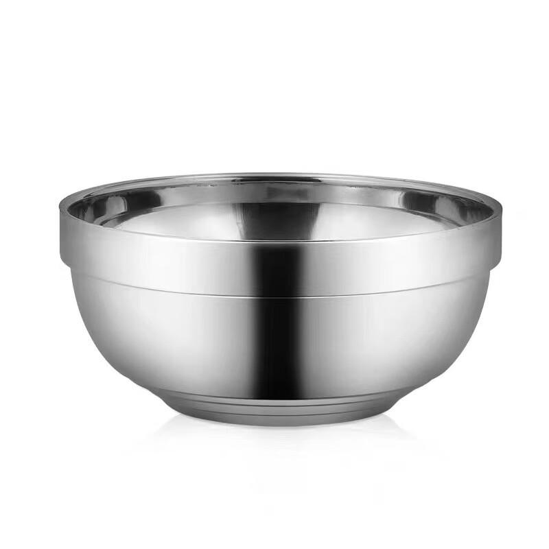 304 Stainless Steel Double-Layer Insulated Bowls (2-Pack)