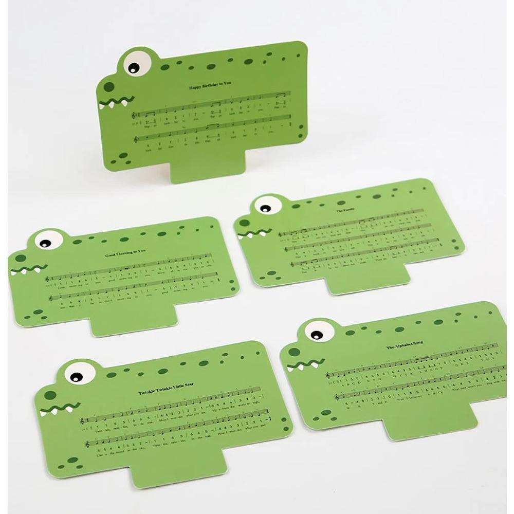 2-in-1 Musikinstrumente Montessori Spielzeug 8-Ton Xylophon Klavier Parish Musikspiel Lernspiel Holz Musikspielzeug für Kleinkinder