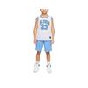 Letter And Number Print Crew Neck Tank Top And Straight Leg Shorts Set Kids Activewear CZ1992-412