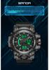 Sanda Men's Multifunctional Waterproof Luminous Sports Watch