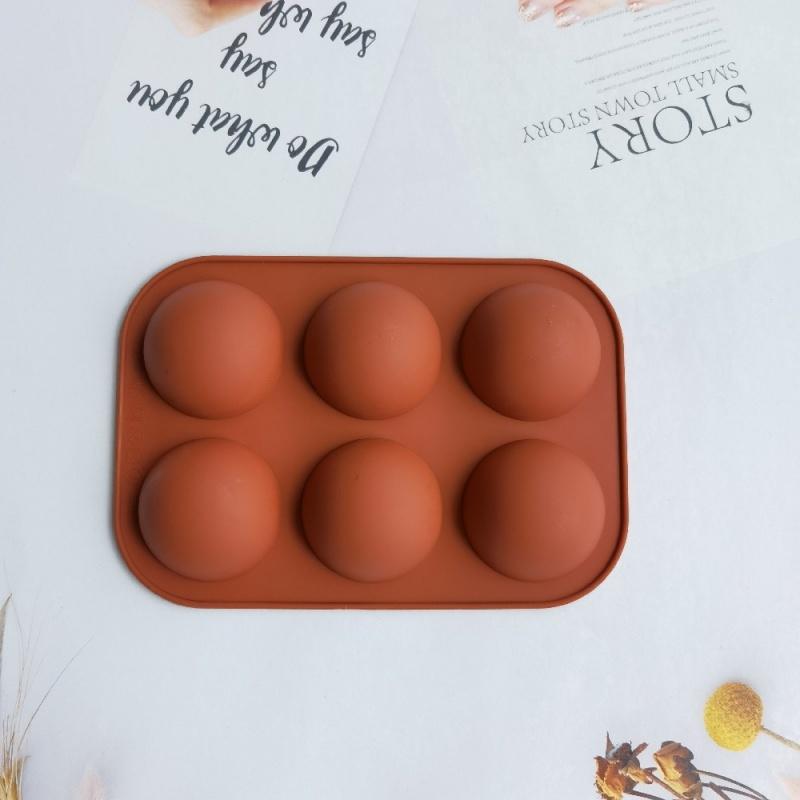 Halbkugel-Silikonform zum Backen, 3D-Backformen, Schokoladen-Halbkugel-Kugelform, Cupcake-Pfanne, Kuchen, DIY, Muffin-Küchenwerkzeug