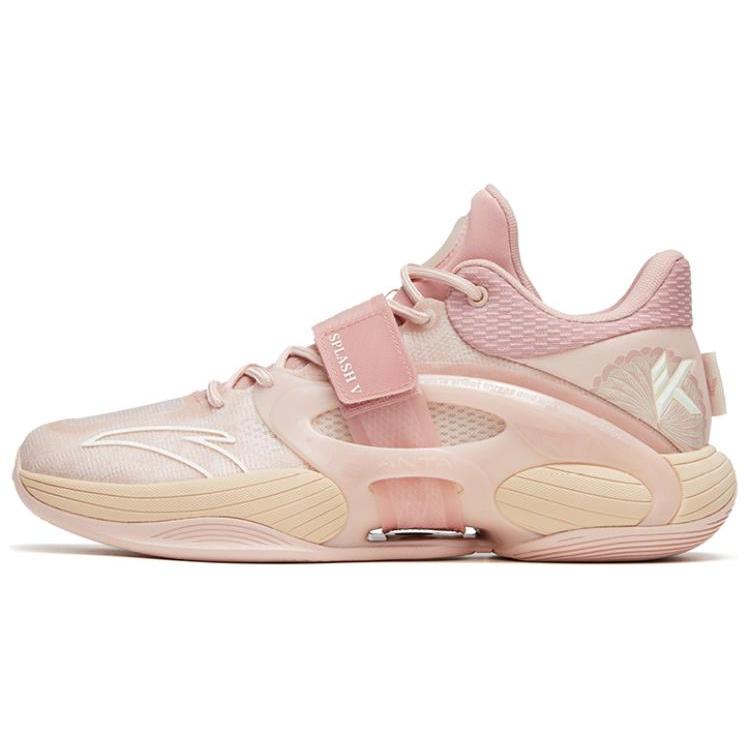 

Новые баскетбольные кроссовки Anta KT SPLASH V Hawaii Hotel с амортизацией, противоскользящие и износостойкие, мужские, розовые 112321108-3 45