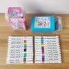 36-Color Acrylic Markers Set: Student Art & DIY Bullet Journal Pens in Handheld Square Box