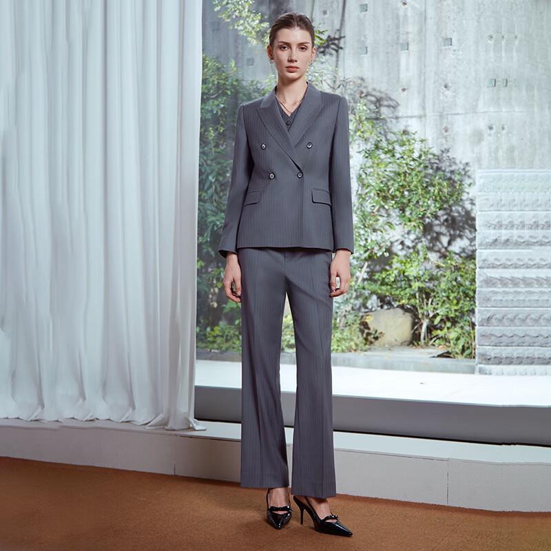 LadyS Elite Vanguard 2.0 Women's Grey Stripe Business Separates
