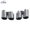Modified Four-Out Three-Layer Exhaust Pipes for 14-16 Porsche Cayenne, Macan, Panamera Tailpipes