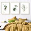 Watercolor Plant Canvas Poster Leaf Botanical Art Print Minimalist Painting Nordic Style Picture Modern Living Room Decoration