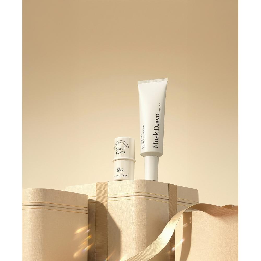 Daily Comma Velo De Parfum Gift Set Musk Dawn  Solid Perfume+cream Perfume 
