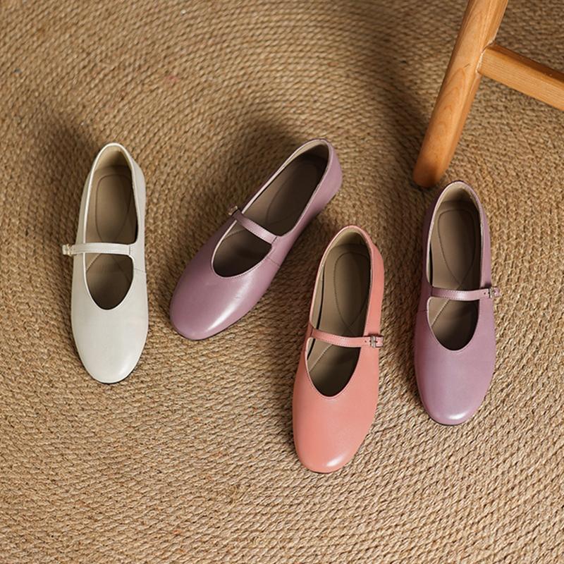 Fashion AIYUQI Women's Mary Jane Shoes 2025 New Flat Shoes Female Non-slip Shallow Large Size  Ballet Shoes For Women