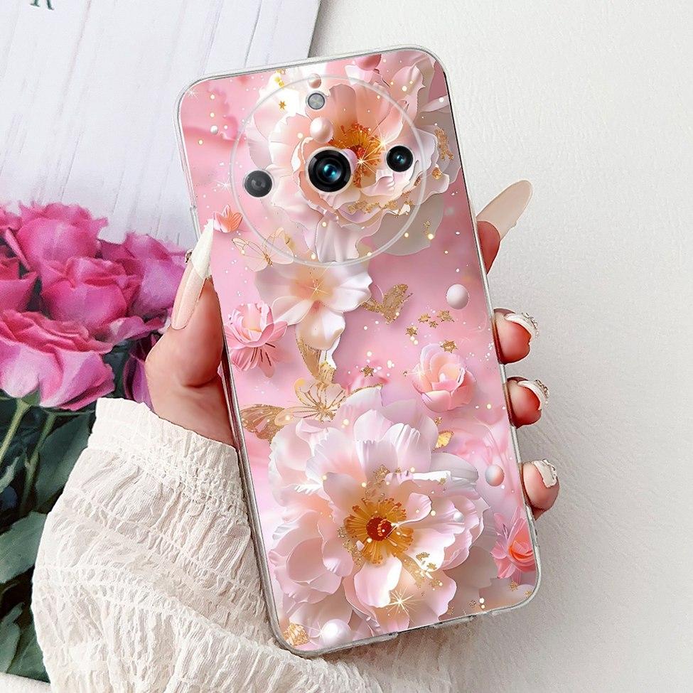 For Realme 11 Pro Plus RMX3740 RMX3741 Cover For Realme 11 Pro+ Case Simple Fashion Letters A-Z Pattern Design Silicone Bumper