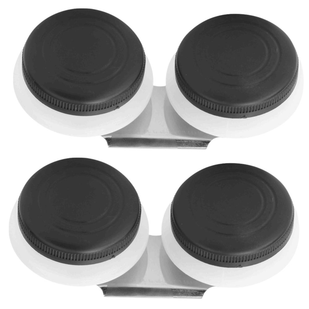2pcs Large Mouth Stainless Steel Paint Cups Artist Paint Mixing Cups Outdoor Painting