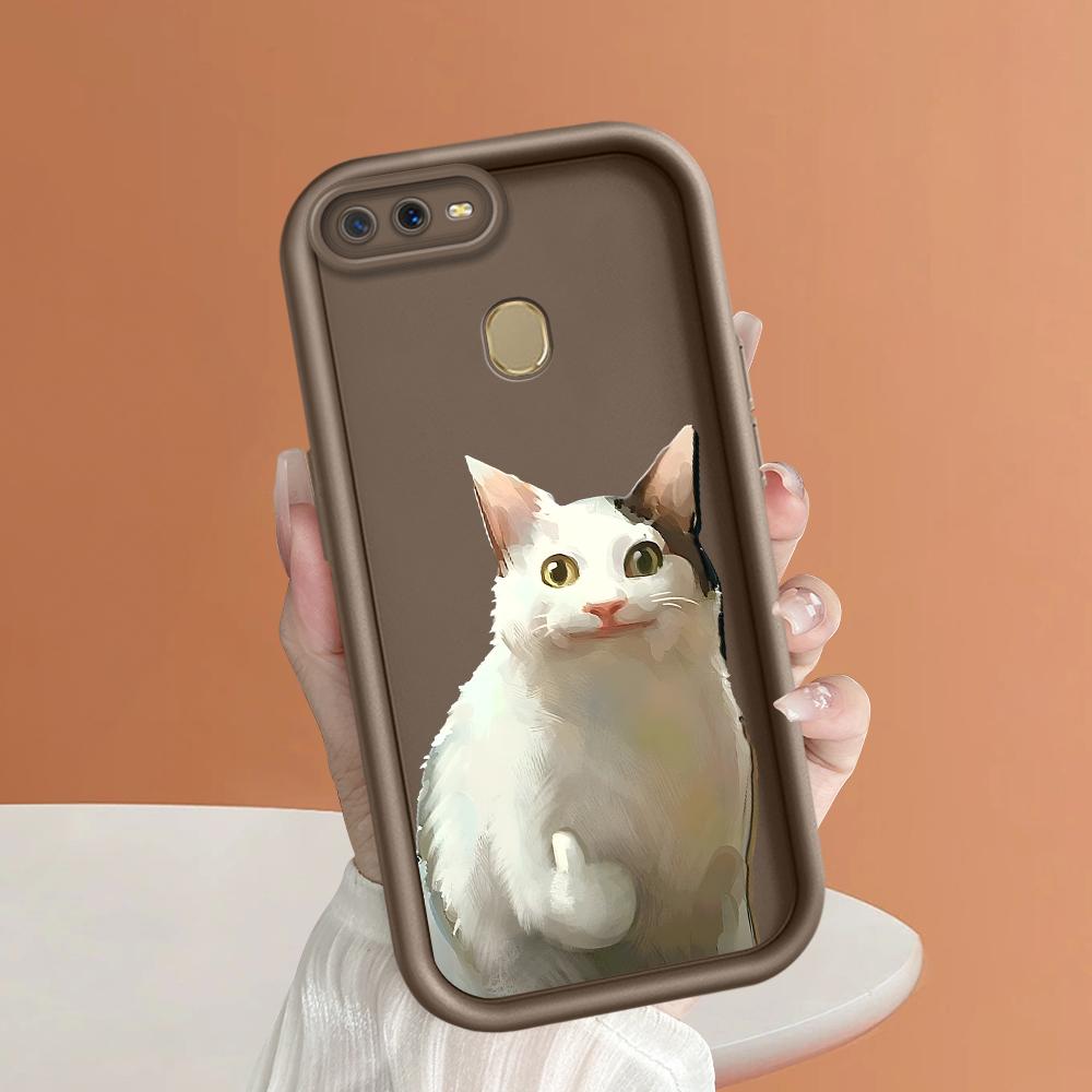 Coque de protection antichoc en silicone souple avec motif de dessin animé pour appareil photo OPPO Reno Realme OnePlus