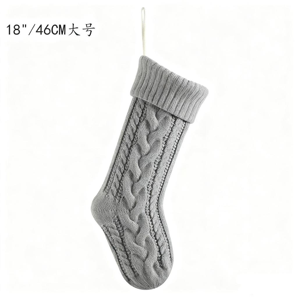 A Pair of Warm Floor Socks - Christmas Animals with Geometric Paw Prints/eye Patterns, Winter Warmth/outdoor Floor Socks