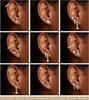 Bobisty 1pc Earrings for Sensitive Ears Surgical Stainless Steel Earrings for Women Dainty Flat Back Earring Stud Hoop Cartilage