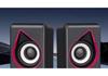 Compact Wired Desktop Speakers with Mini Subwoofer for Laptop and Musical Instruments