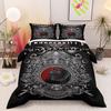 Retro Burgerkill One World Band Poster Dark Bedding Set, Fashion Duvet Cover for Stylish Bedroom, Soft Cotton Feel Duvet Cover