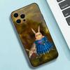 Vintage Rabbit Aristocrat Phone Case Silicone Soft For IPhone 17 16 15 14 13 12 11 X XR Plus Pro Max Plus